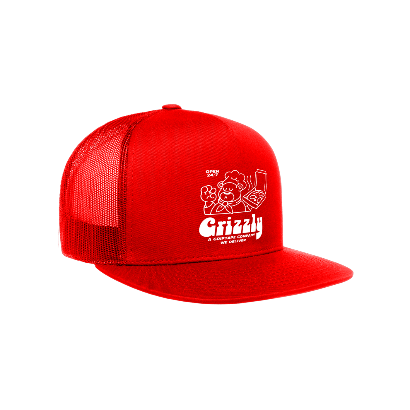 By The Slice Trucker Hat Red